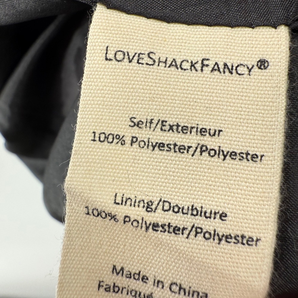 LoveShackFancy Black Mini Dress - Picture 4 of 9